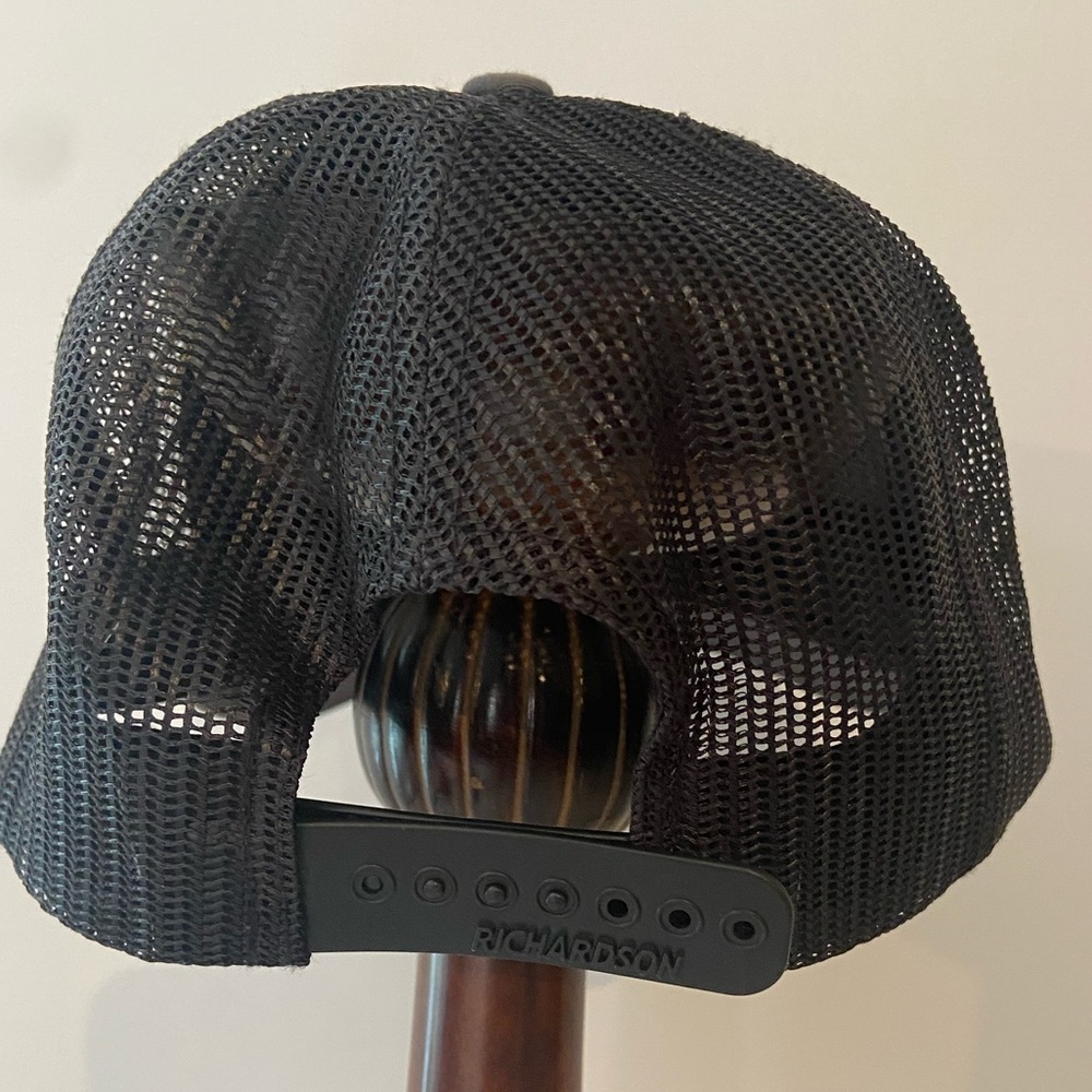 Osfa Diesel Life Trucker Hat Richardson Style 112 Gray:Black/Red View 6